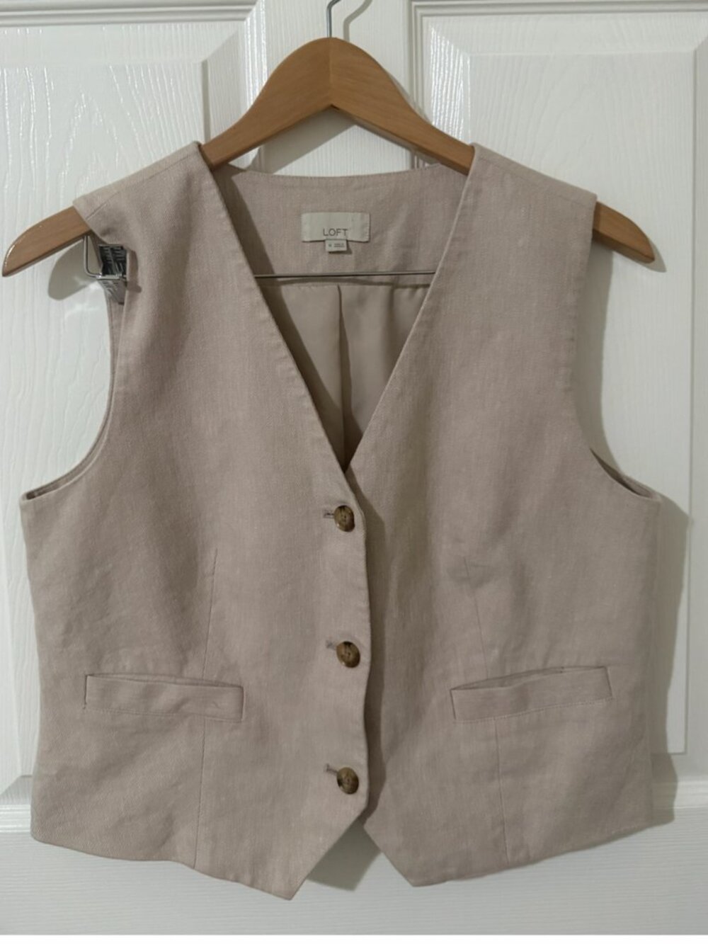 Loft Cream Vest